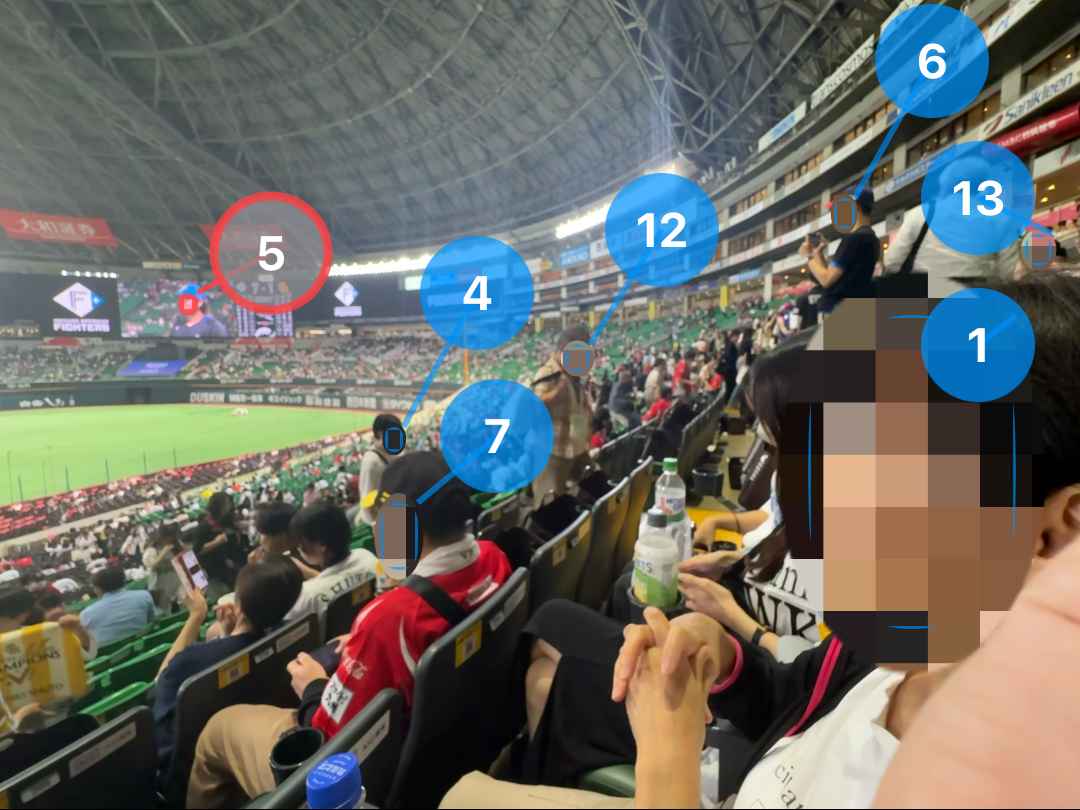 Selecting Face to Unblur